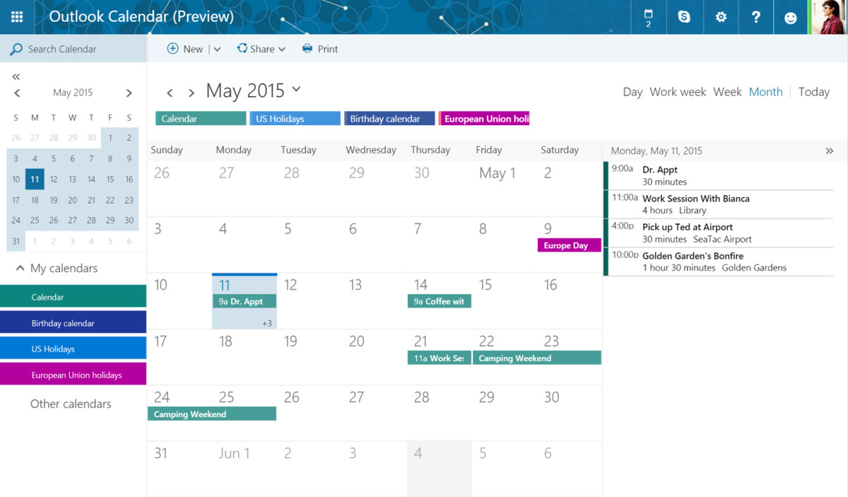 google calendar into outlook for mac 2016